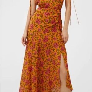Veronica Beard Vibrant Floral Maxi Dress